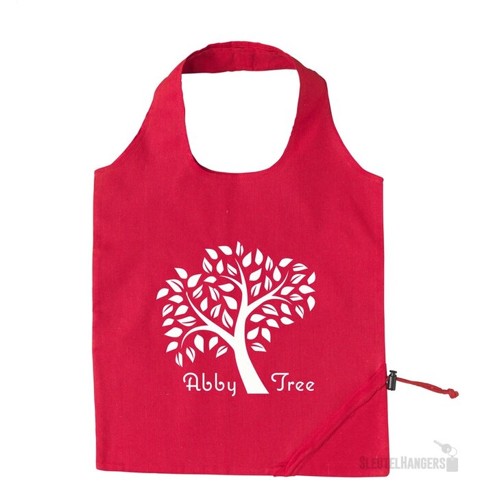 Stawberry Cotton Opvouwbare Tas Rood