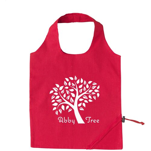 Stawberry Cotton Opvouwbare Tas Rood