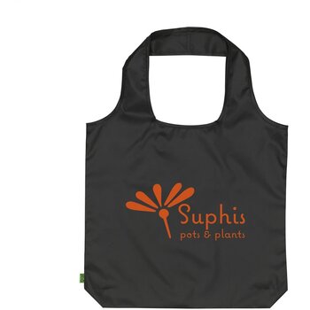 Rpet Shopper Opvouwbare Winkeltas Zwart