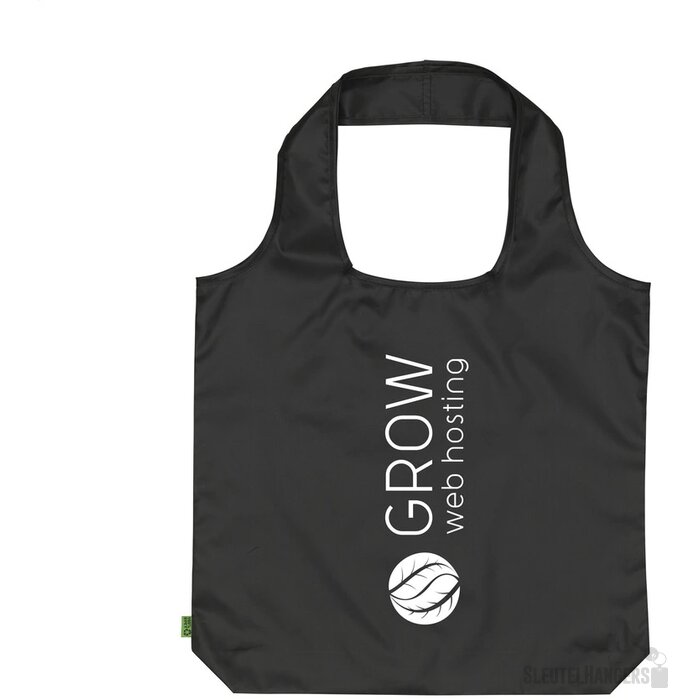 Rpet Shopper Opvouwbare Winkeltas Zwart