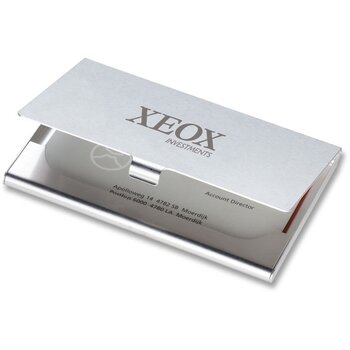 Aluminium visitekaarthouder Zilver