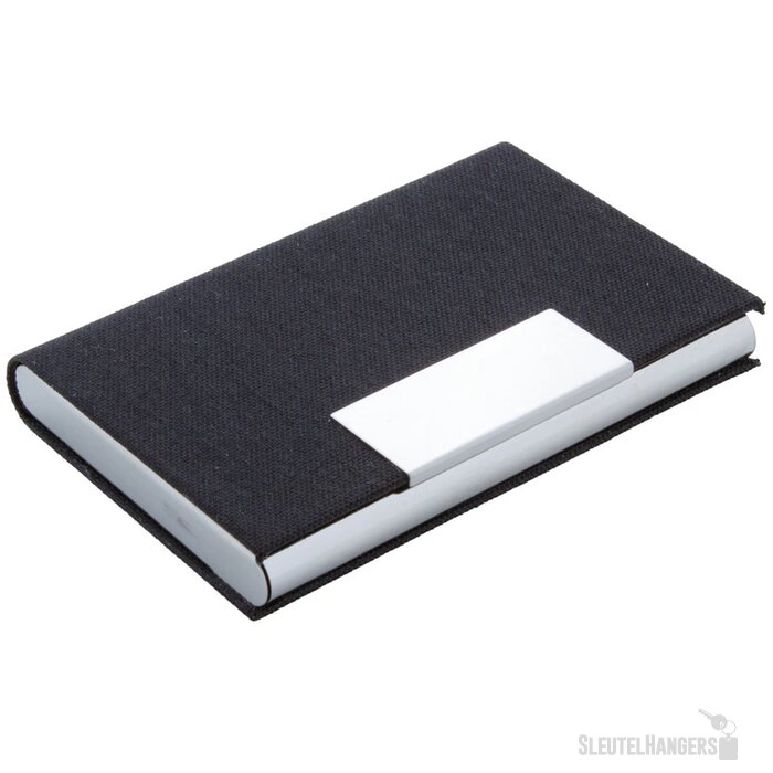 Visitekaarthouder Met Rpet Bekleding Zwart