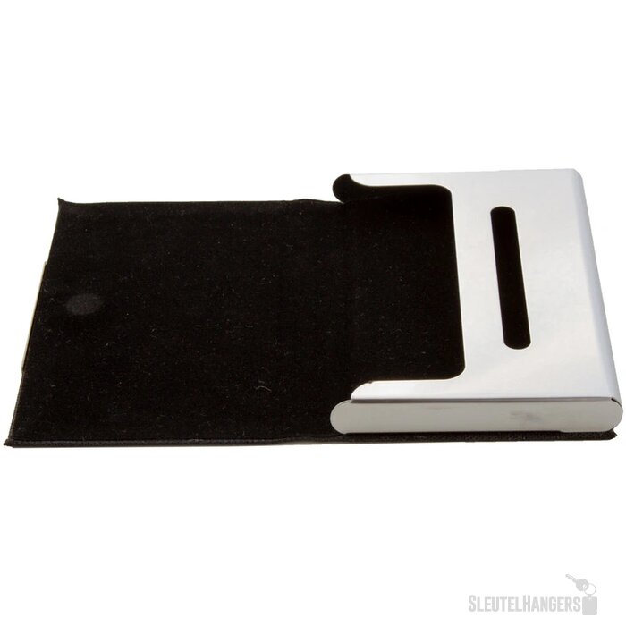 Visitekaarthouder Met Rpet Bekleding Zwart