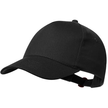 Brauner Baseball Pet Zwart