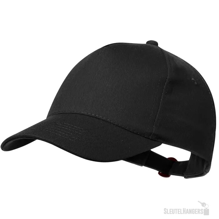 Brauner Baseball Pet Zwart