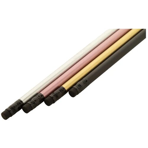 Potlood Met Metallic Afwerking Zwart