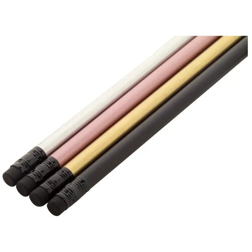 Potlood Met Metallic Afwerking Zwart