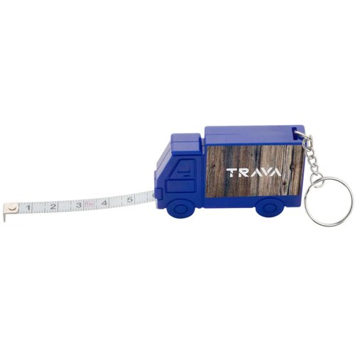 Sleutelhanger Rolmaat In Vrachtauto-Vorm Blauw