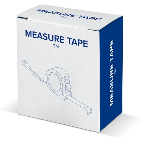Rolmaat 3m blauw