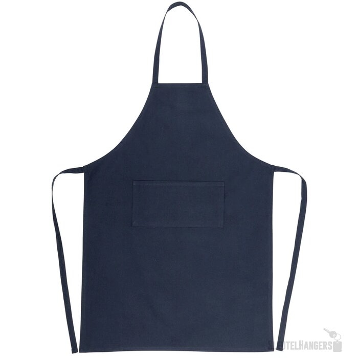 Impact AWARE™ gerecycled katoenen schort 180gr donkerblauw