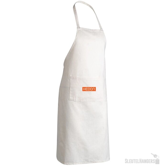 Impact AWARE™ gerecycled katoenen schort 180gr gebroken wit