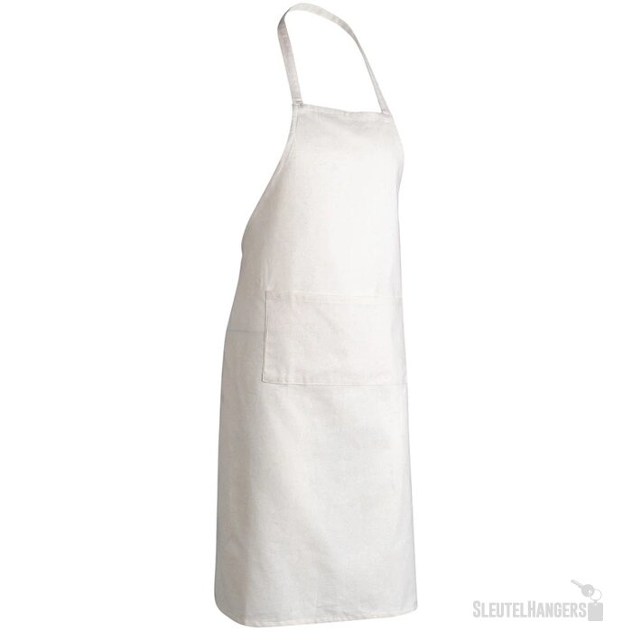 Impact AWARE™ gerecycled katoenen schort 180gr gebroken wit