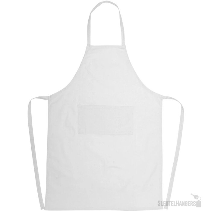Impact AWARE™ gerecycled katoenen schort 180gr wit