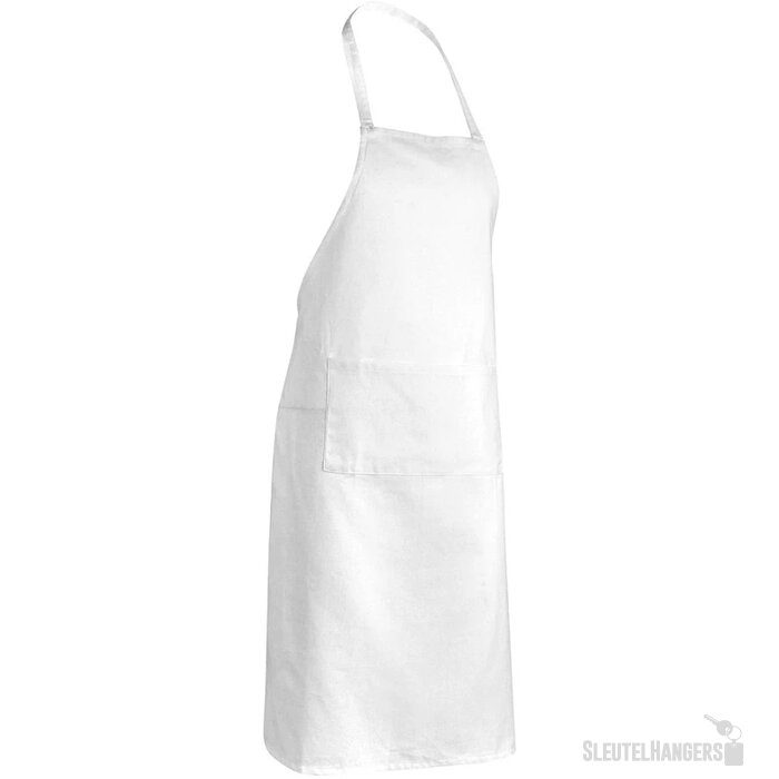 Impact AWARE™ gerecycled katoenen schort 180gr wit