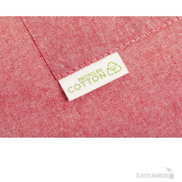 Pissek Katoenen Schort Rood