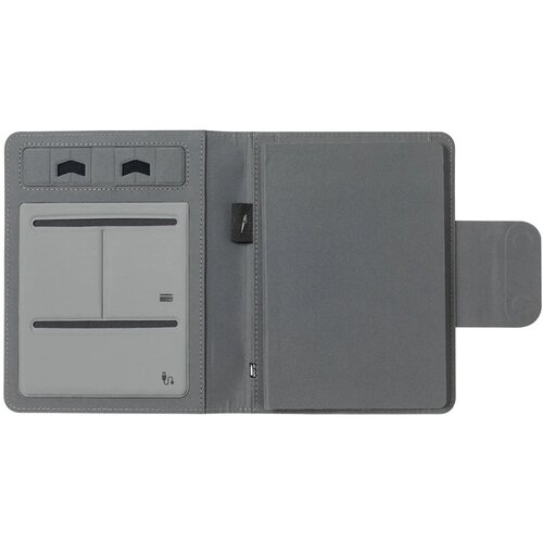 Schrijfmap Met Snellader En Powerbank (A5) Grijs