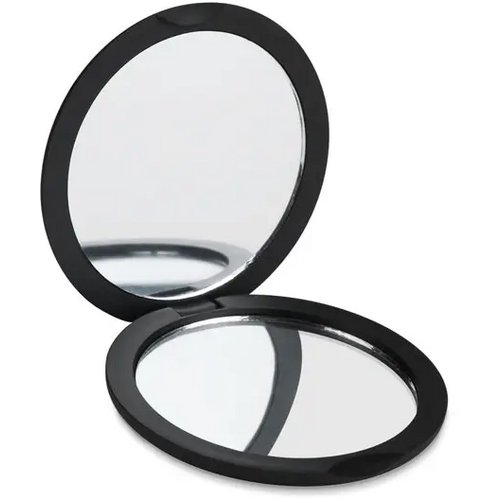 Make-up spiegeltje met dubbele spiegel Zwart