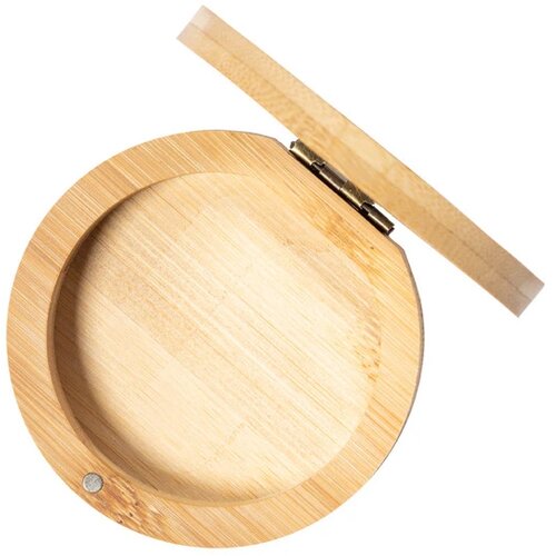 Bamboe sieradendoos met spiegel Naturel