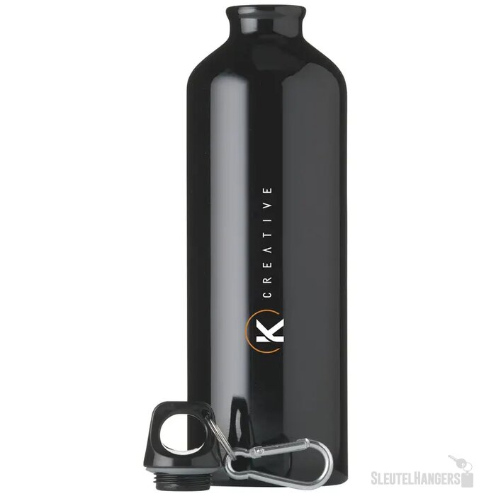 Alumaxi Grs Recycled 750 Ml Waterfles Zwart
