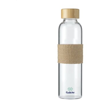 Senga Glass Bamboo 500 Ml Drinkfles Bamboe