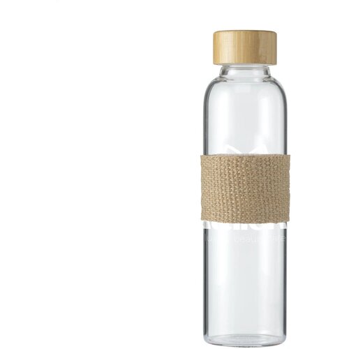 Senga Glass Bamboo 500 Ml Drinkfles Bamboe 500 ml