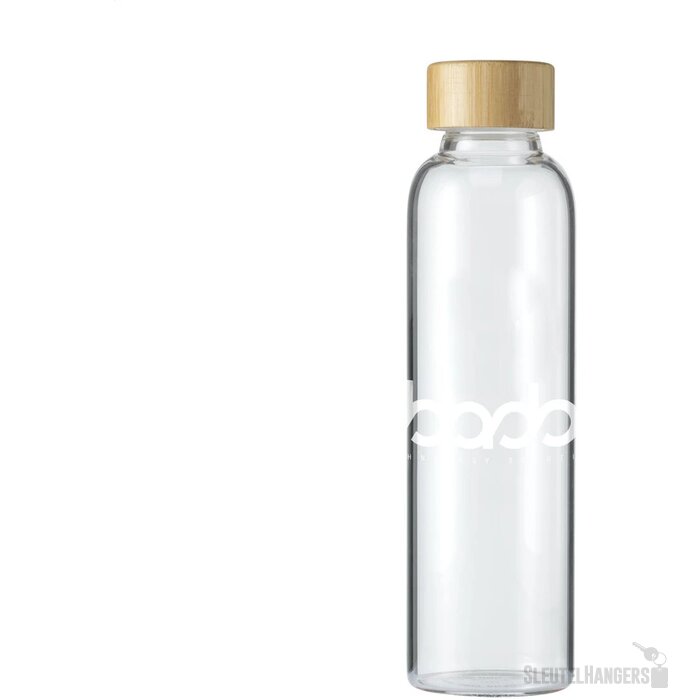 Senga Glass Bamboo 500 Ml Drinkfles Bamboe