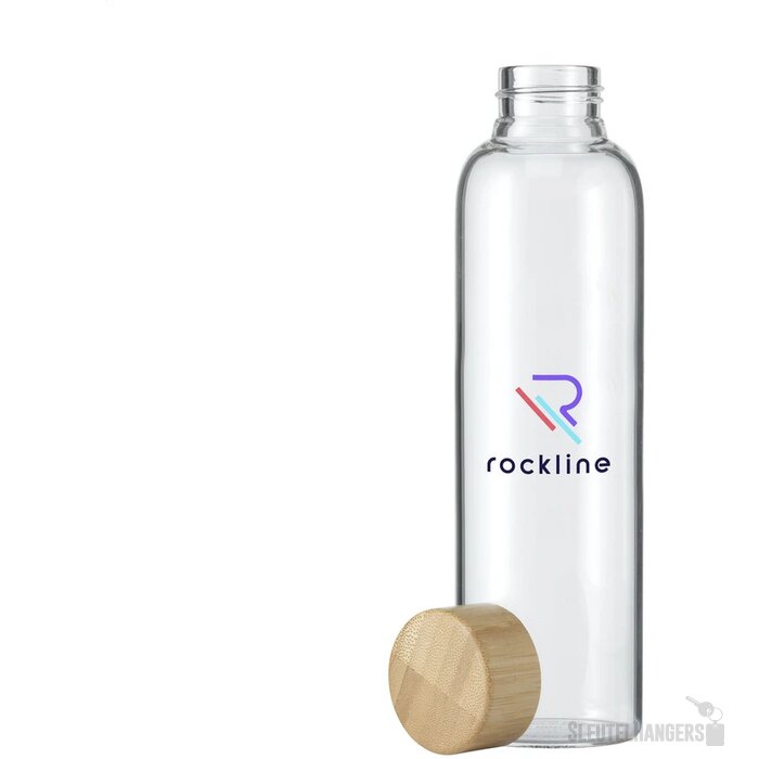Senga Glass Bamboo 500 Ml Drinkfles Bamboe