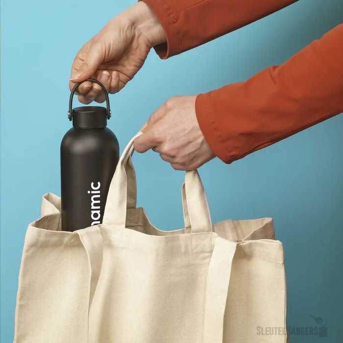 Nevada Rcs Recycled Steel Bottle 500 Ml Drinkfles Zwart