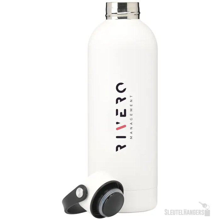 Nevada Rcs Recycled Steel Bottle 500 Ml Drinkfles Gebroken Wit