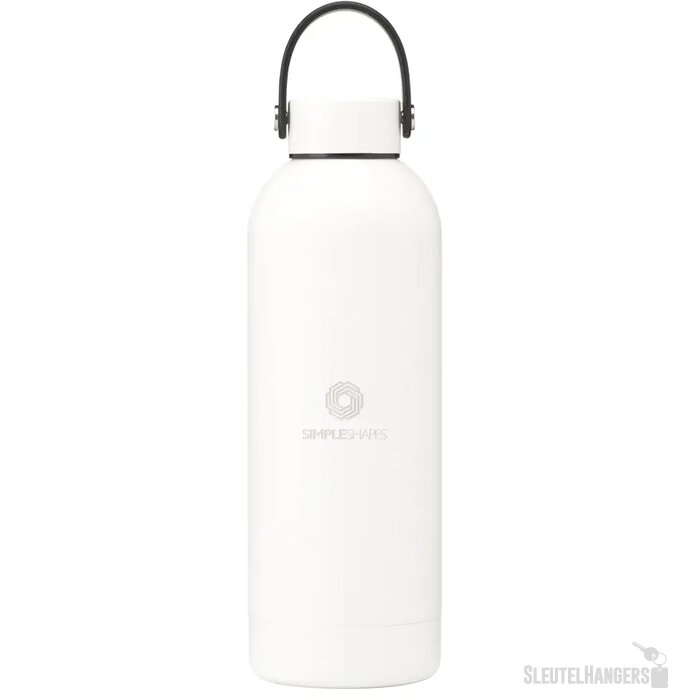 Nevada Rcs Recycled Steel Bottle 500 Ml Drinkfles Gebroken Wit