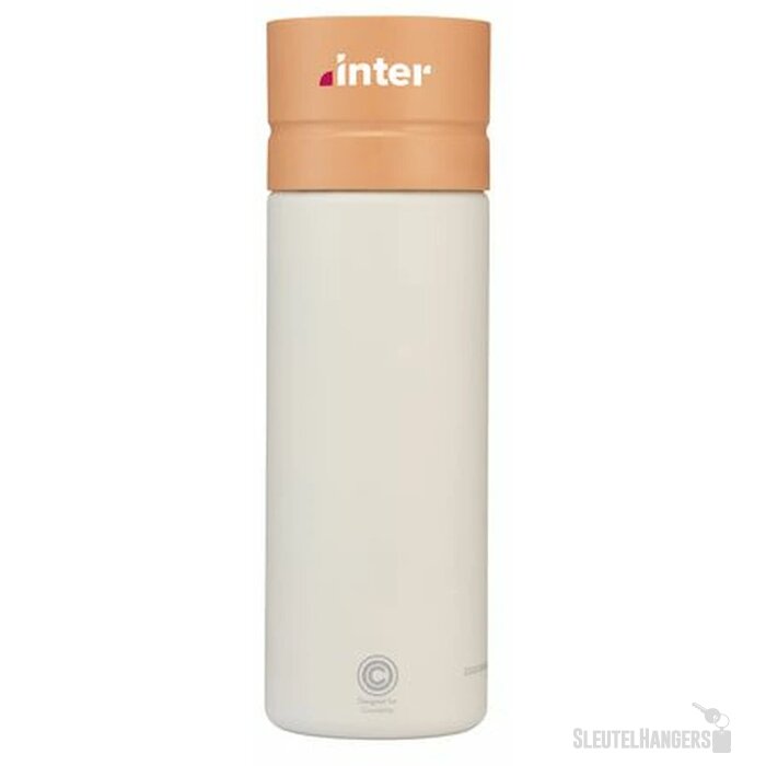 Circular&Co Reusable Bottle Waterfles Crème/Oranje