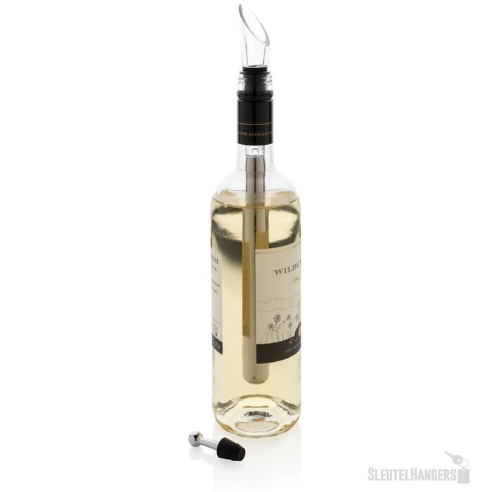 Wijnkoeler stick Zilver