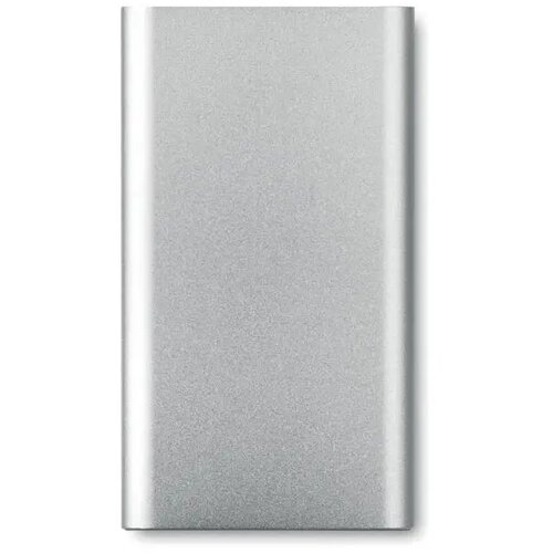 Draadloze aluminium powerbank (4.000 mAh) Zilver