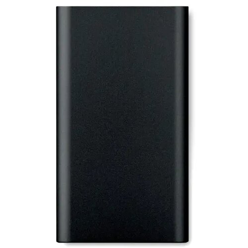 Draadloze aluminium powerbank (4.000 mAh) Zwart