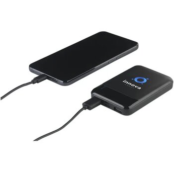 Compact Recycled Powerbank (5.000 mAh) Zwart