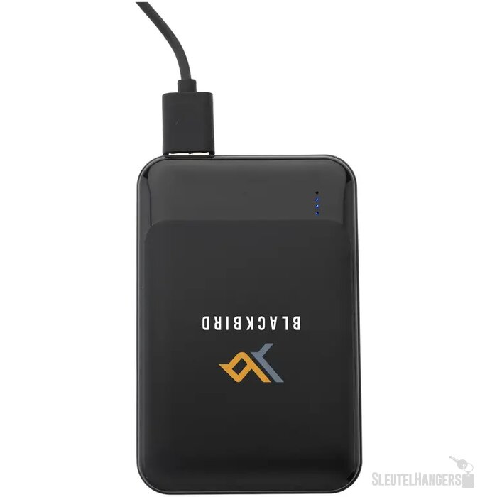 Compact Recycled Powerbank (5.000 mAh) Zwart