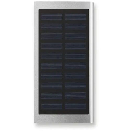 Solar powerbank (8.000 mAh) Zilver