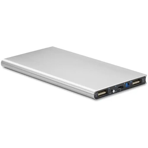 Solar powerbank (8.000 mAh) Zilver