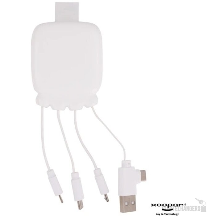 3192 | Xoopar Octopus Gamma 2 Bio Charging cable with 3.000mAh Powerbank wit