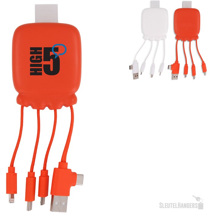 3192 | Xoopar Octopus Gamma 2 Bio Charging cable with 3.000mAh Powerbank wit