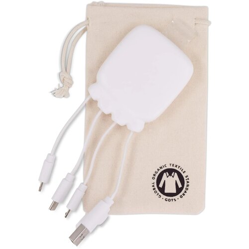 3192 | Xoopar Octopus Gamma 2 Bio Charging cable with 3.000mAh Powerbank wit