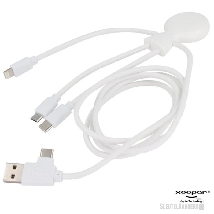 3199 | Xoopar Mr. Bio Powerbank and cable pack 7.000mAh wit