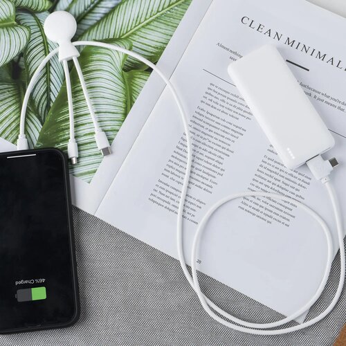 3199 | Xoopar Mr. Bio Powerbank and cable pack 7.000mAh wit