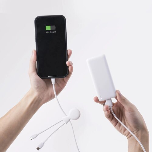 3199 | Xoopar Mr. Bio Powerbank and cable pack 7.000mAh wit