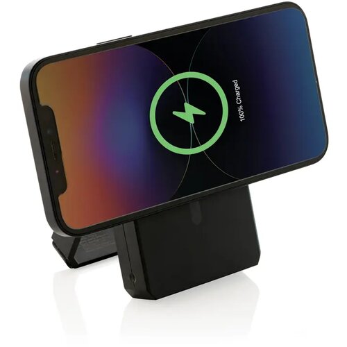 Solar powerbank met standaard (5.000 mAh) Zwart