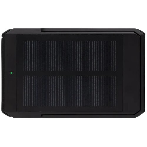 Solar powerbank met standaard (5.000 mAh) Zwart