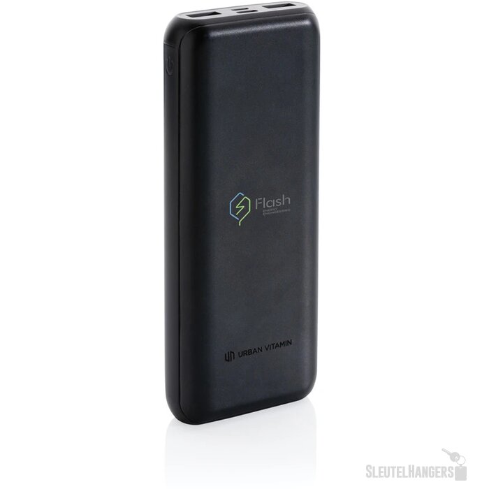 Urban Vitamin snelladende powerbank (20.000 mAh) Zwart