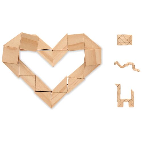 Houten puzzel/hersenbreker Stukie hout