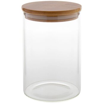 Momomi Xl Glazen Voorraadpot Wit