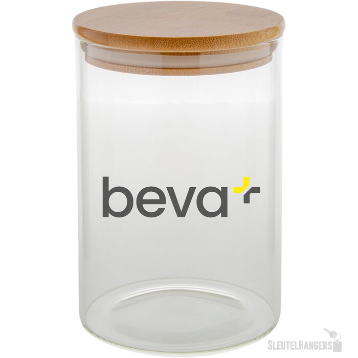 Momomi Xl Glazen Voorraadpot Wit